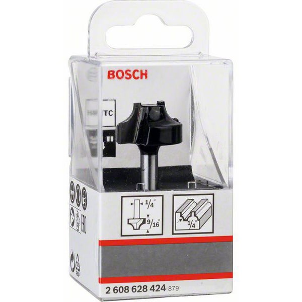 Bosch Kantenformfräser E 1/4 R1 6,3 mm Ø 25,4 mm L 14 mm G 46 mm - 2608628424