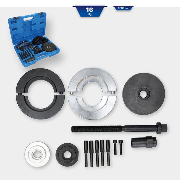 BRILLIANT TOOLS Radlager-Werkzeug-Satz für VAG Radlager-Nabeneinheit 72 mm - BT671450