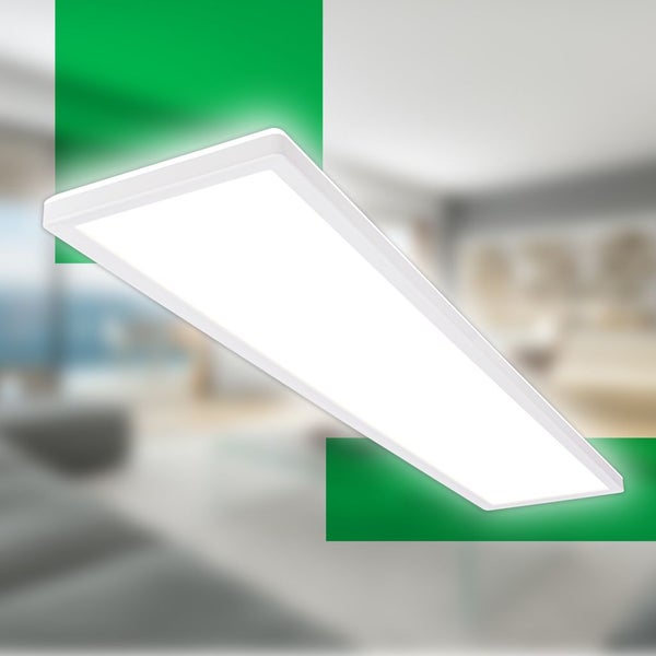 LED Deckenlampe 98cm Deckenleuchte LED Panel Effizienzklasse A Flach Backlight
