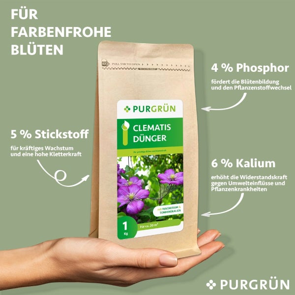 Purgrün Clematis-Dünger 1 kg