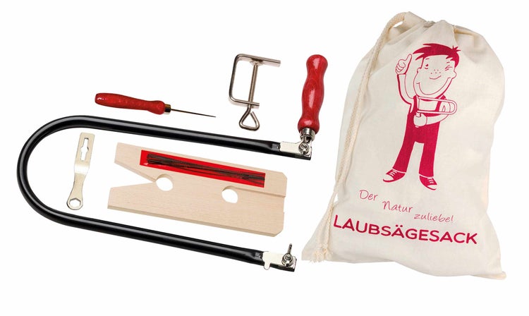 PEBARO 970 - Laubsäge-Set im Laubsägesack, 13 Teile, Starter-Set
