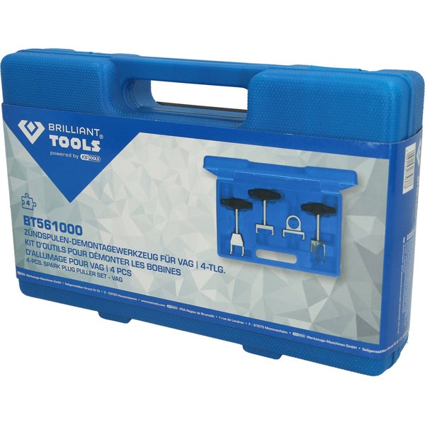BRILLIANT TOOLS Zündspulen-Demontagewerkzeug-Satz für VAG 4tlg. - BT561000