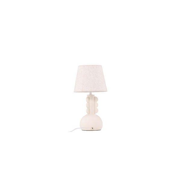 Mellerud Beleuchtung Tischlampe 23x23x43cm Beige. 23 X 23 X 43 cm