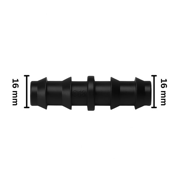 PE Kupplung 16 mm – PE-Rohr Kupplung