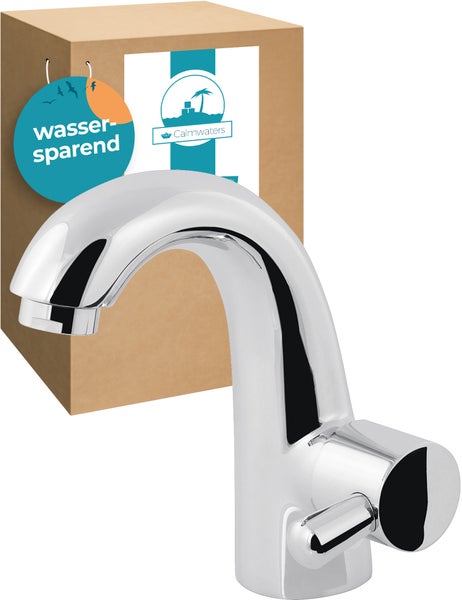 Technische Zeichnung einer Armatur mit Maßangaben