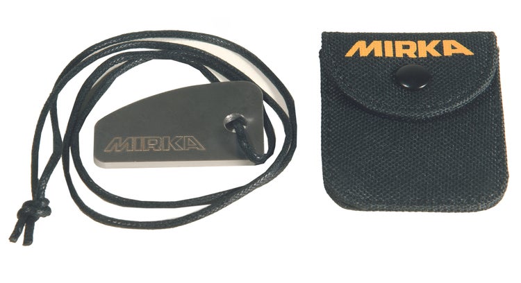 Mirka Lackhobel Ziehklinge -Shark Blade- zur Beseitigung von Lackläufen und Lacknasen / Lack Hobel für Autolack und Holz