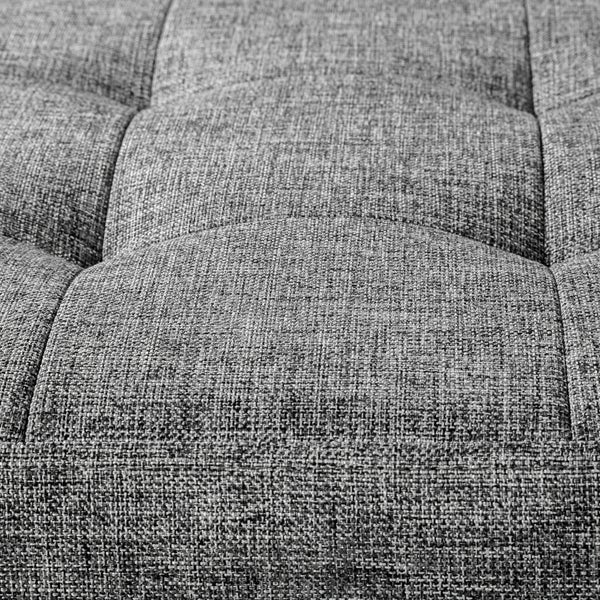 Sitzhocker mit Stauraum tectake  76 x 38 x 38 cm faltbar hellgrau