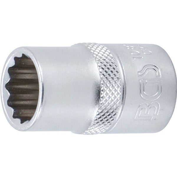 BGS Steckschlüssel-Einsatz-Satz Zwölfkant Antrieb Innenvierkant 12,5 mm (1/2) Zollgrößen 10tlg. - 9114