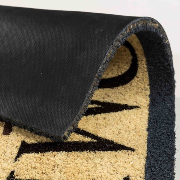 Fußmatte aus Kokosfaser mit rutschfester Rückseite