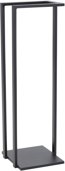 Schwarzer Handtuchhalter aus Metall