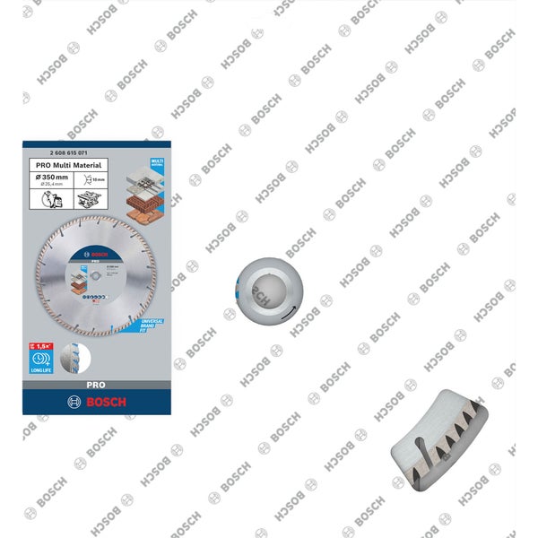 Bosch PRO Multi Material Diamanttrennscheibe 350 x 25,4 mm - 2608615071