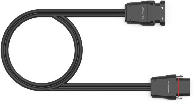 Solarkabel von Sunshare mit passenden Steckverbindungen für Photovoltaikanlagen