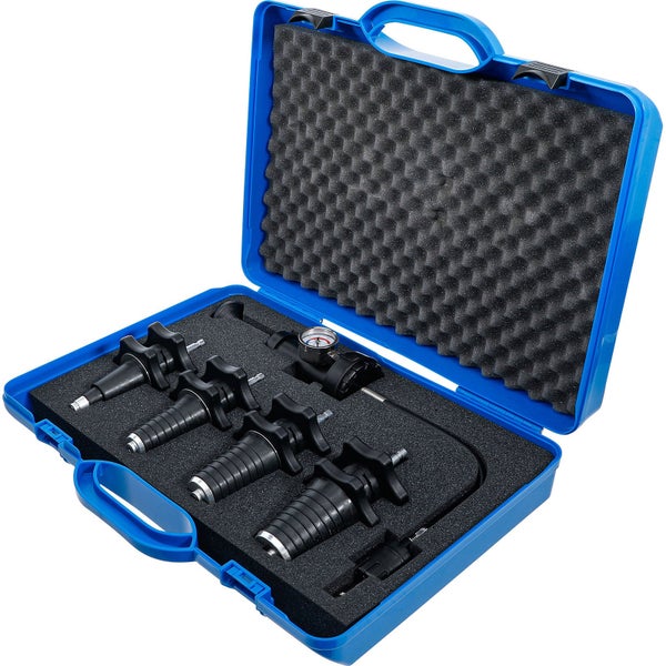 Einspritzdüsen-Tester-Satz im blauen Koffer mit Schaumstoffeinlage