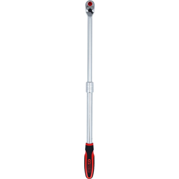 KS Tools Monster Umschaltknarre mit rotem Pfeil zur Veranschaulichung der Drehrichtung
