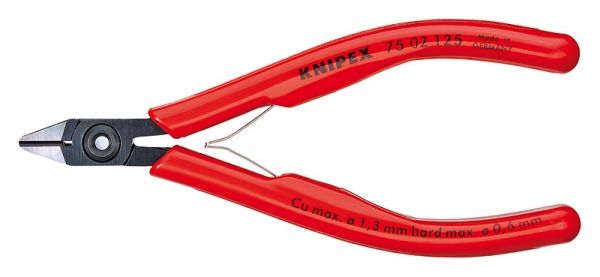 Knipex Elektronik-Seitenschneider 125 mm - 7512125