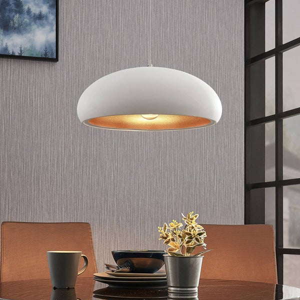 Lindby Deckenlampe Gerwina (Modern) in Weiß aus Metall (1 flammig, E27) - Deckenleuchte Lampe Wohnzimmerleuchte