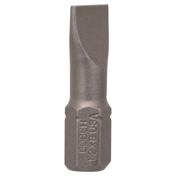 Bosch 10x Schrauberbit Extra-Hart, S 1,2 x 8,0, 25 mm - 2607001469