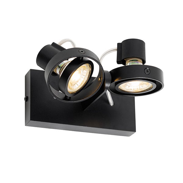 Wandleuchte mit zwei Strahlern zur individuellen Beleuchtung