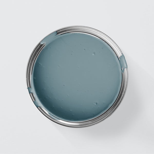 MissPompadour Kreidefarbe für Möbel blau 750ml, Cloudy Blue - Holzfarbe, Holzlack matt innen - Möbellack, Möbelfarbe ohne Schleifen - Kreidefarbe für Holz - CosyColours