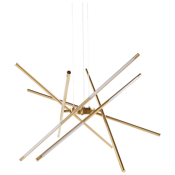 LED Hängeleuchte PALUN mit Dimmer Metall Gold