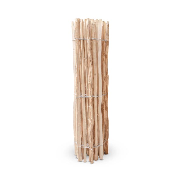 Staketenzaun Haselnuss Höhe 120 cm, Länge 5 Meter, Lattenabstand 7-9 cm