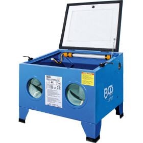 BGS technic Sandstrahlkabine mit integrierter Beleuchtung zur professionellen Oberflächenbearbeitung