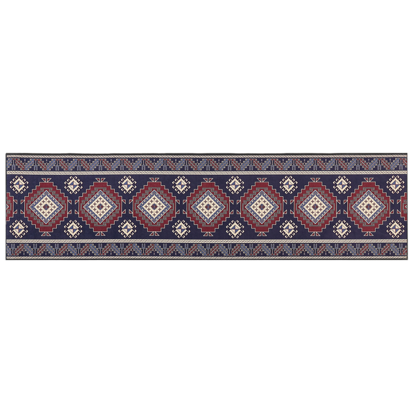 Teppich KANGAL Dunkelblau 80 x 300 cm