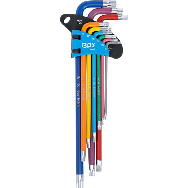 BGS Technic Torx-Schraubendreher Set mit neun Teilen
