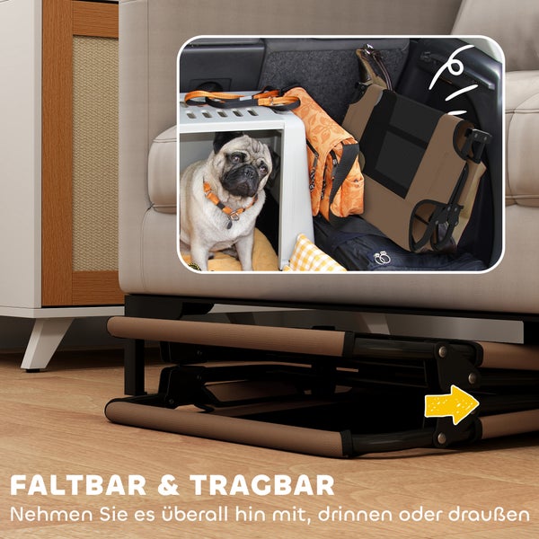 Zusammenklappbare und tragbare Hundetreppe zum einfachen Transport