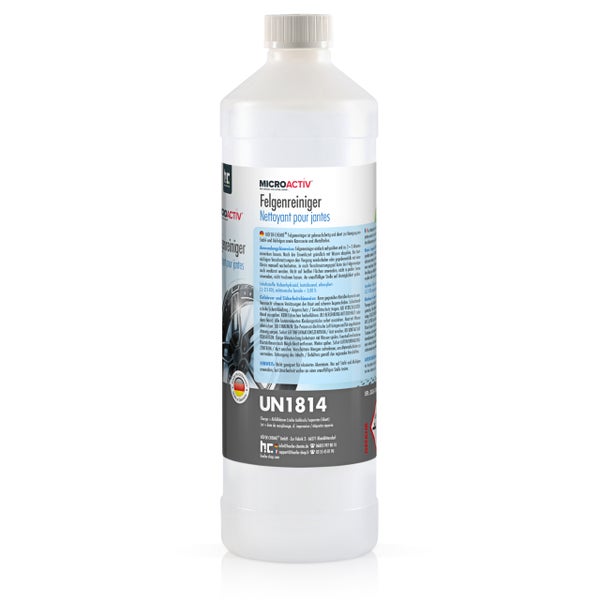 Microactiv Felgenreiniger in einer Kunststoffflasche