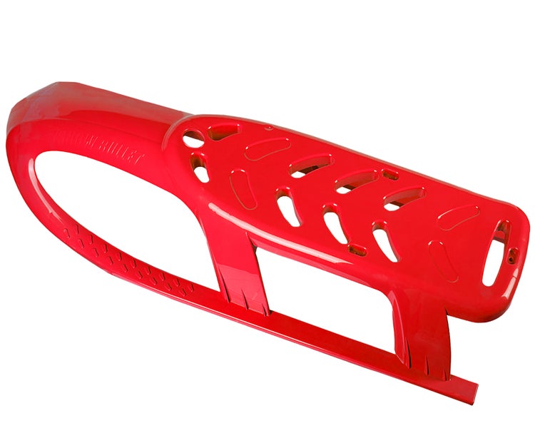 Ondis24 Kinderschlitten Rennrodel Bob Bullet mit Metallkufen rot