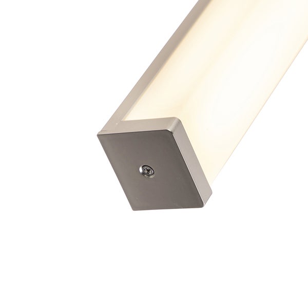 Nahaufnahme einer rechteckigen Wandleuchte