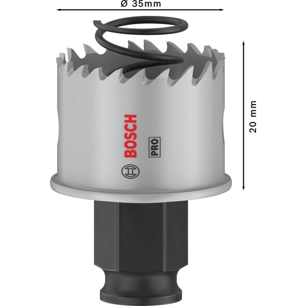 Bimetall Lochsäge, Durchmesser 35 Millimeter