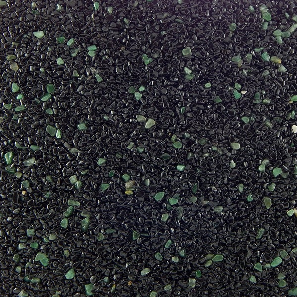 Terralith Edelsteinteppich Aventurin / Nero  1 qm -außen-