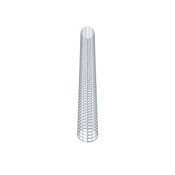 Gabionensäule Durchmesser 22 cm MW 5 x 5 cm rund - Höhe: 230 cm