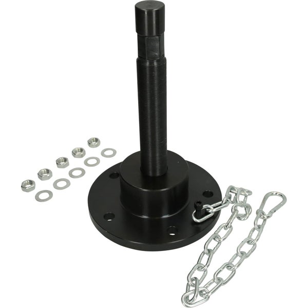 Werkzeug zum Demontieren von Autorädern mit Muttern, Unterlegscheiben und Kette