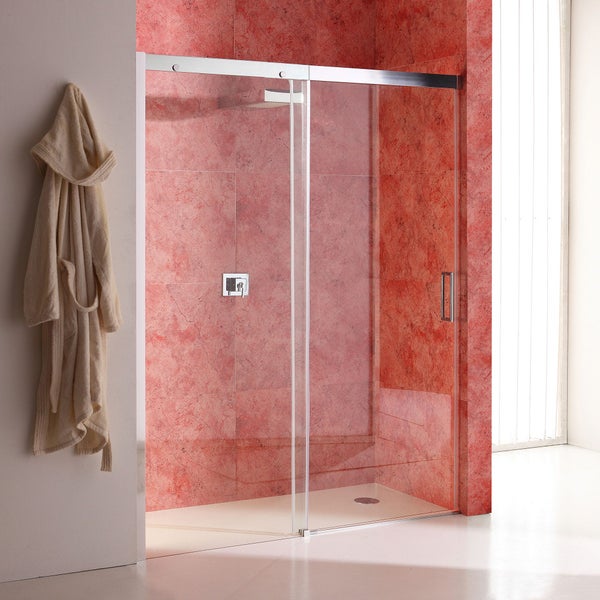 Dusche Nischentür 130 cm feste Seite links Klarglas | Dream