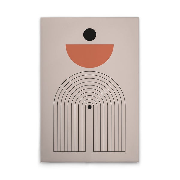 Wandbild mit geometrischem Design