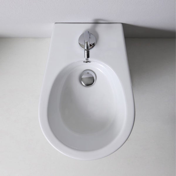 Standbidet aus weißer Sanitärkeramik | Soave