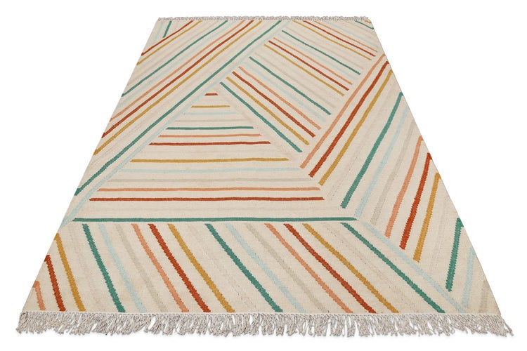 Kelim Teppich Multi Modern Pop WECONhome 160x230 cm
