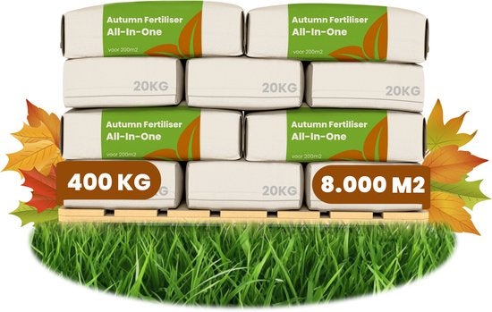 Herbstdünger All-In-One (20x = 400 kg für 8.000 m2) - Organifer