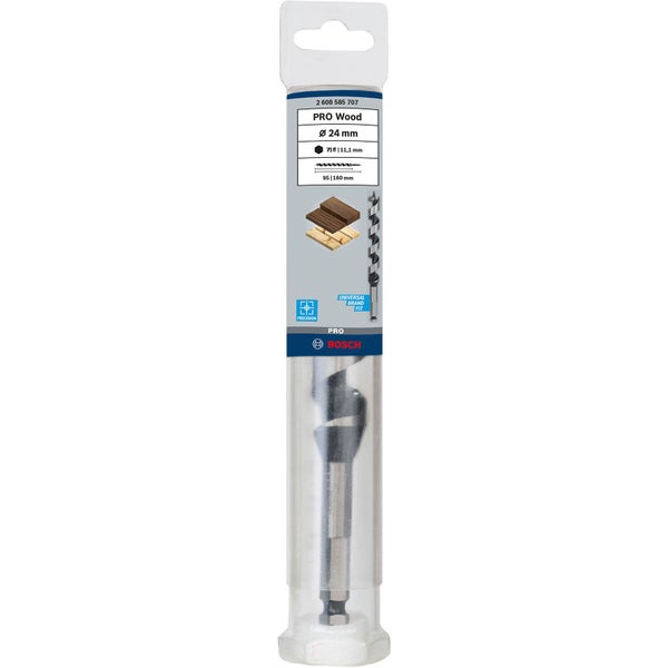 Bosch PRO Wood Holzschlangenbohrer 24 x 95 x 160 mm - 2608585707