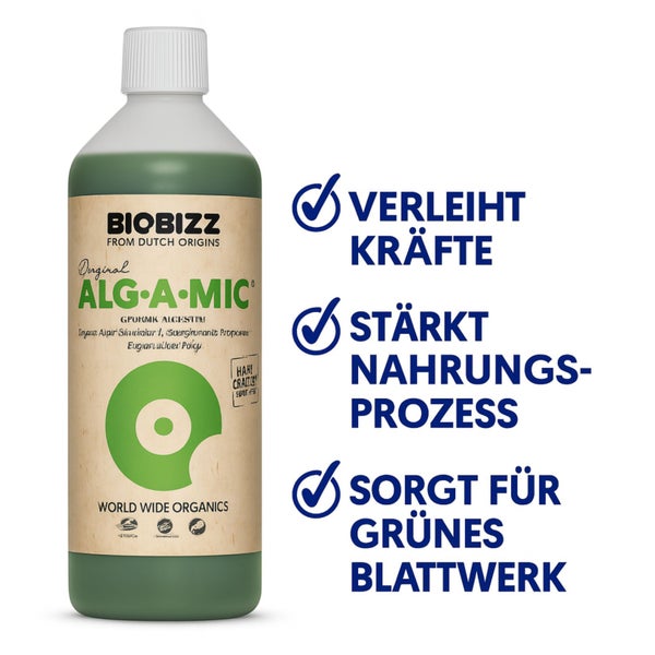 BioBizz Alg-A-Mic 5 Liter  – Organischer Seetang-Dünger zur Stärkung & Regeneration