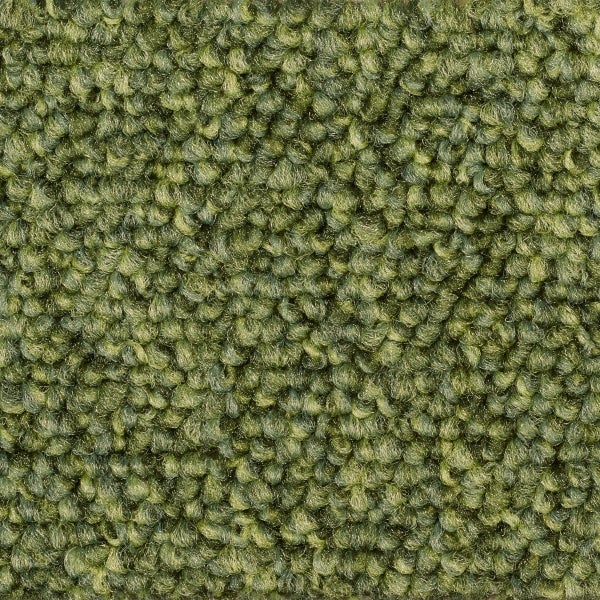 Teppichboden Meterware grün strapazierfähige Schlingen 500 cm Breite (Meterware)