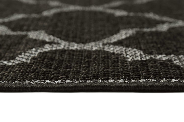 Outdoor Teppich Anthrazit Grau Gleamy WECONhome 133x200 cm