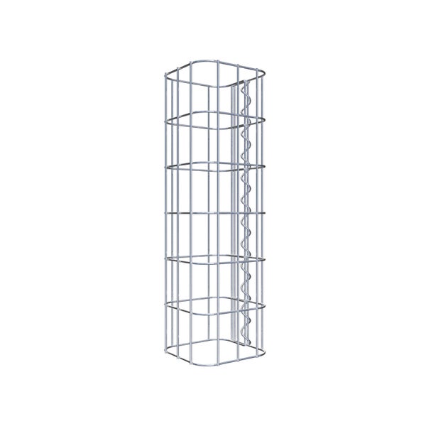 Gabionensäule 17 x 17 cm, MW 5 x 10 cm eckig - Höhe: 0,60 m