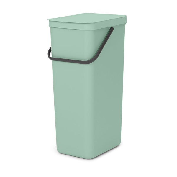 Brabantia Abfallsammler Mit Stay Open Deckel 40 Liter HxBxT 62 x 26,8 x 34,5 cm Kunststoff Jade