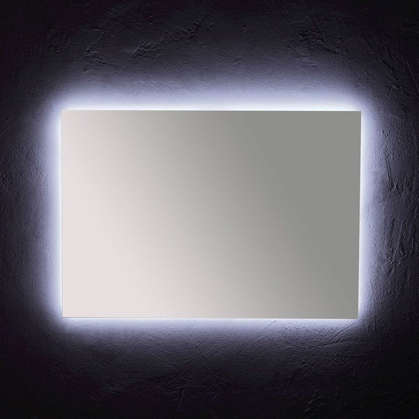 Badspiegel mit LED Hintergrundbeleuchtung 100x 70cm