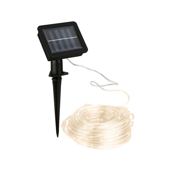 Solar LED ribbon, 100xLED, IP44, outdoor, 10m