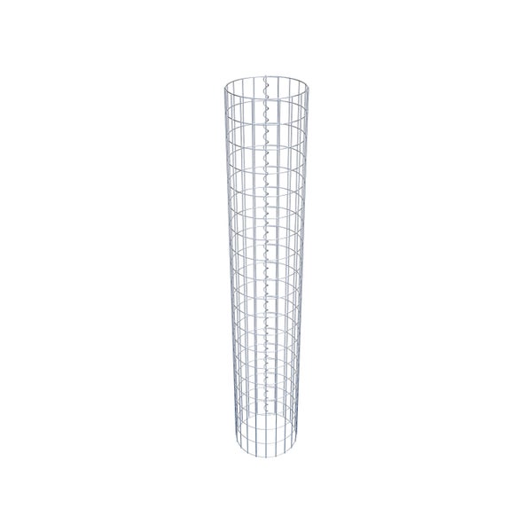 Gabionensäule Durchmesser 32 cm, MW 5 x 10 cm rund - Höhe: 1,90 m